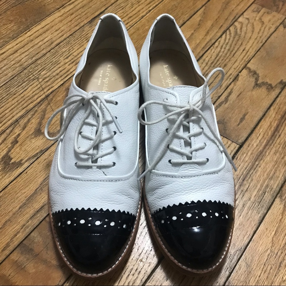 Kate Spade Leather Oxfords